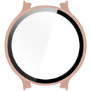 For Garmin Lily 2 Active Watch Case Protective Hard PC Cover with Tempered Glass Film - Pink - 5