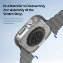 DUX DUCIS For Apple Watch Series 8 41mm / Apple Watch Series 9 41mm / Apple Watch Series 7 41mm  Camo Series Watch Case PC+TPU Watch Cover Protector - Black - 5