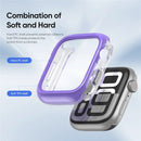 DUX DUCIS For Apple Watch Series 8 45mm / Apple Watch Series 9 45mm / Apple Watch Series 7 45mm  Camo Series Watch Case PC+TPU Watch Cover Protector - Purple - 4