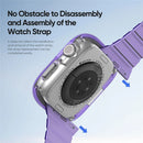 DUX DUCIS For Apple Watch Series 8 45mm / Apple Watch Series 9 45mm / Apple Watch Series 7 45mm  Camo Series Watch Case PC+TPU Watch Cover Protector - Purple - 5