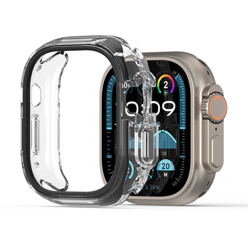 DUX DUCIS For Apple Watch Ultra 3 / Ultra 2 / Ultra 49mm  Camo Series Watch Case PC+TPU Watch Cover Protector - Black - 1