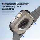 DUX DUCIS For Apple Watch Ultra 3 / Ultra 2 / Ultra 49mm  Camo Series Watch Case PC+TPU Watch Cover Protector - Black - 5
