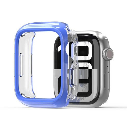 DUX DUCIS For Apple Watch Series 11 / 10 46mm  Camo Series Watch Case PC+TPU Watch Cover Protector - Blue - 1