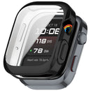 For Huawei Watch D2 Protective Case Electroplating TPU Watch Cover with Screen Film - Black - 1