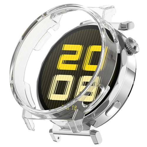 For Huawei Watch GT 5 41mm Hard PC Case Half-Guard Watch Case Cover, Transparent - 1