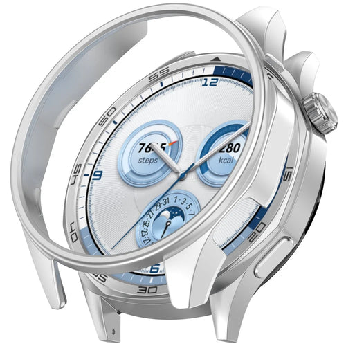 For Huawei Watch GT 5 46mm Case Half-Wrapped Hollow Hard PC Watch Cover - Silver - 1