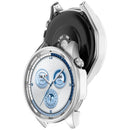 For Huawei Watch GT 5 46mm Case Half-Wrapped Hollow Hard PC Watch Cover - Silver - 3