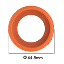 For Huawei Watch GT 5 Pro 42mm Watch Case Soft Silicone Hollow Watch Frame Cover - Orange - 7