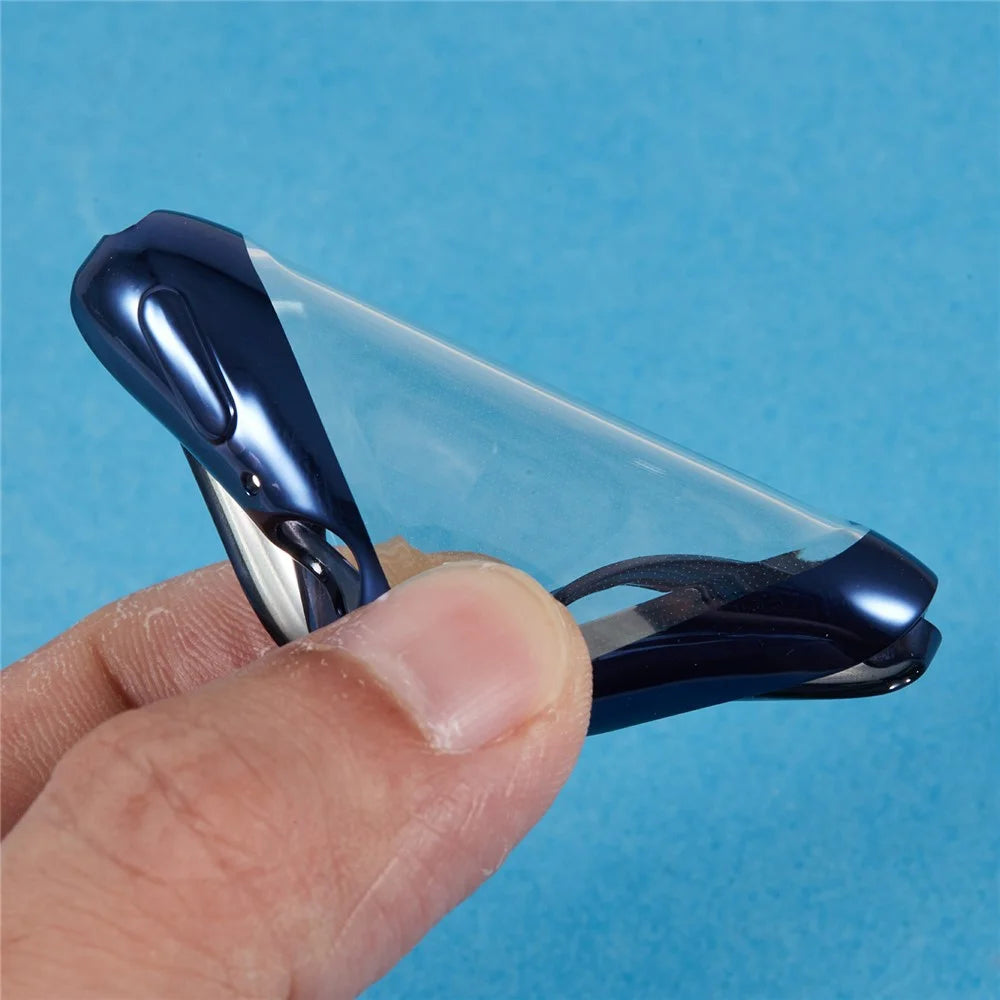 For Apple Watch Series 9 / 8 / 7 41mm Watch Case Flexible TPU Cover Full Coverage Electroplating - Midnight Blue - 5