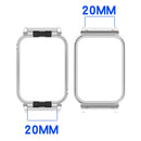 For Xiaomi Smart Band 9 Pro Smart Watch Metal Frame Watch Case Protective Cover - Silver - 2