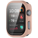 For Huawei Watch D2 Case Hard PC All Around Watch Cover with Tempered Glass Film - Pink - 2