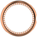 Hollow-Out Cover For Google Pixel Watch 3 41mm / Watch 2 / Watch , Rhinestone Decor PC Watch Frame Case - Electroplating Rose Gold - 6