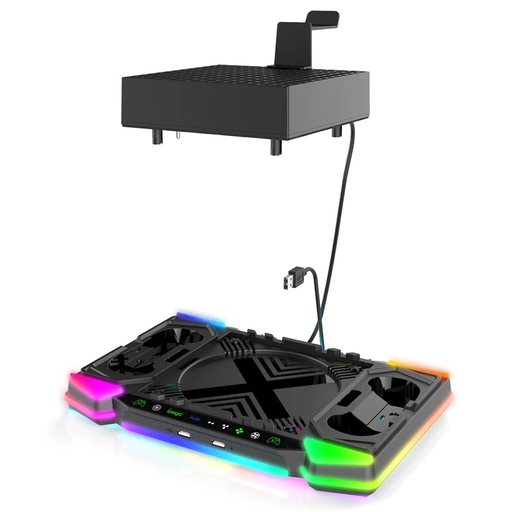 IPEGA PG-XBX028S For Xbox Series X Cooling Stand Dual Controller Charging Dock with RGB Light - 2