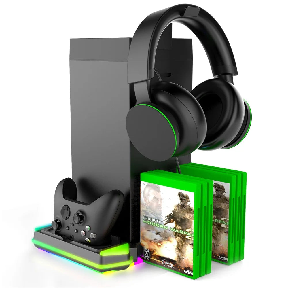 IPEGA PG-XBX028S For Xbox Series X Cooling Stand Dual Controller Charging Dock with RGB Light - 4