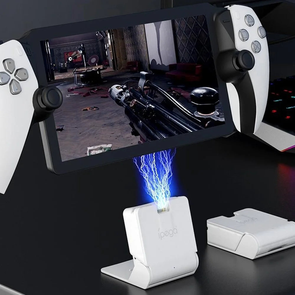 IPEGA PG-P5P19 For Sony PS5 Portal Charging Stand Foldable Charger Dock with Magnetic Connector - 5