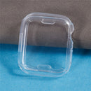 For Apple Watch Series 9 / 8 / 7 45mm Watch Case Full Coverage Flexible TPU Protective Cover - Transparent White - 4