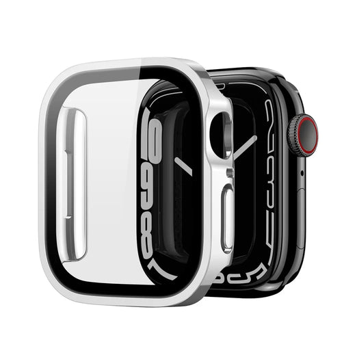 DUX DUCIS For Apple Watch Series 10 42mm Watch Case  Hamo Series PC Smartwatch Cover with Screen Guard - Silver - 1