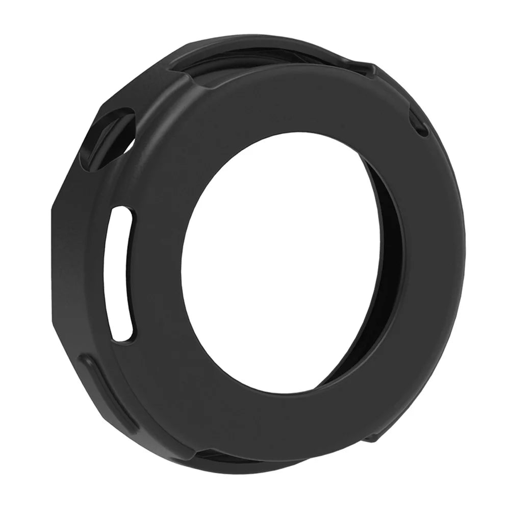 For Huawei Watch GT 5 Pro 42mm Silicone Protective Case Smartwatch Shockproof Cover - Black - 2