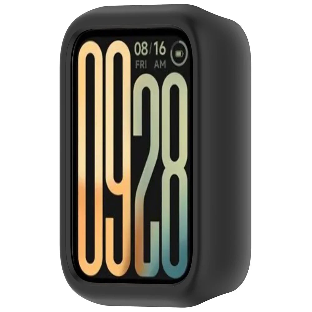 For Xiaomi Smart Band 9 Pro Hard PC Watch Case Scratch Resistant Hollow Protective Cover - Black - 2