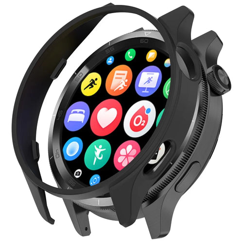 For Xiaomi Watch S4 / S4 eSIM Version Protective Case Hollow Hard PC Watch Cover - Black - 1