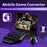 GAMWING M9 5-in-1 Wired + Bluetooth-compatible Dual Mode Mobile Game Converter with Keyboard and Mouse Set - 2