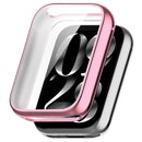 For Xiaomi Smart Band 9 Pro Watch Case Electroplating Full-Wrapped TPU Cover - Pink - 1