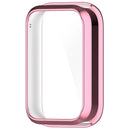 For Xiaomi Smart Band 9 Pro Watch Case Electroplating Full-Wrapped TPU Cover - Pink - 3