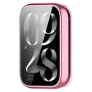 For Xiaomi Smart Band 9 Pro Watch Case Electroplating Full-Wrapped TPU Cover - Pink - 4