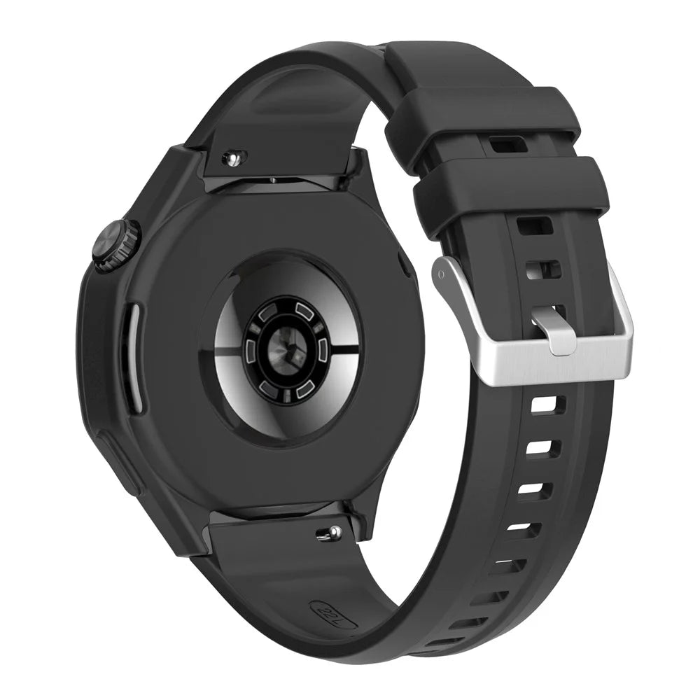 For Huawei Watch GT 5 Pro 46mm Watch Case Soft Silicone Watch Cover - Black - 4