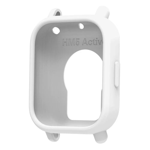 For Xiaomi Redmi Watch 5 Active Watch Case Soft Silicone Watch Cover - White - 1