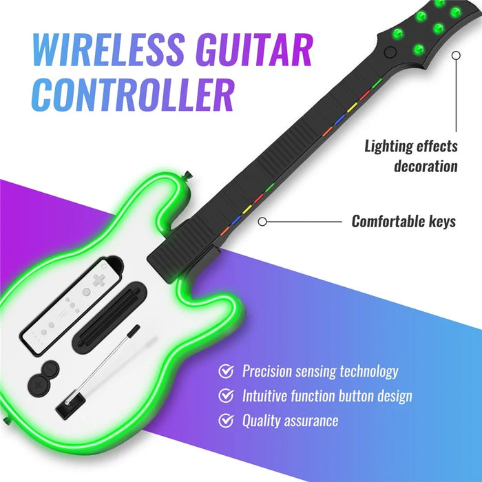 JYS JYS-W001 For Nintendo Wii Game Console Wireless Guitar Controller - 4