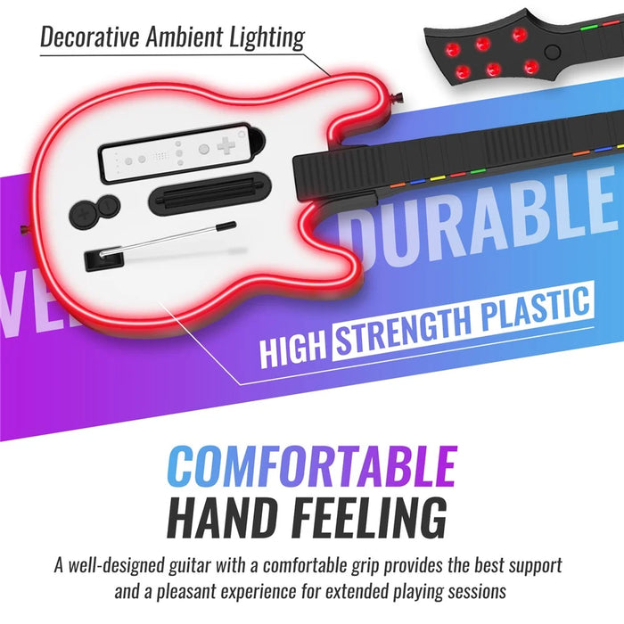 JYS JYS-W001 For Nintendo Wii Game Console Wireless Guitar Controller - 5
