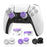 2Pcs Silicone Thumb Stick Grips for Sony PlayStation 5 / 4 / 8BitDo Ultimate Controller Anti-Slip Thumb Caps - Purple - 2