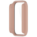 For Xiaomi Smart Band 9 Pro Case Hard PC All-Around Watch Cover with Tempered Glass Film - Pink - 3