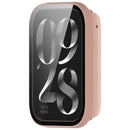 For Xiaomi Smart Band 9 Pro Case Hard PC All-Around Watch Cover with Tempered Glass Film - Pink - 6