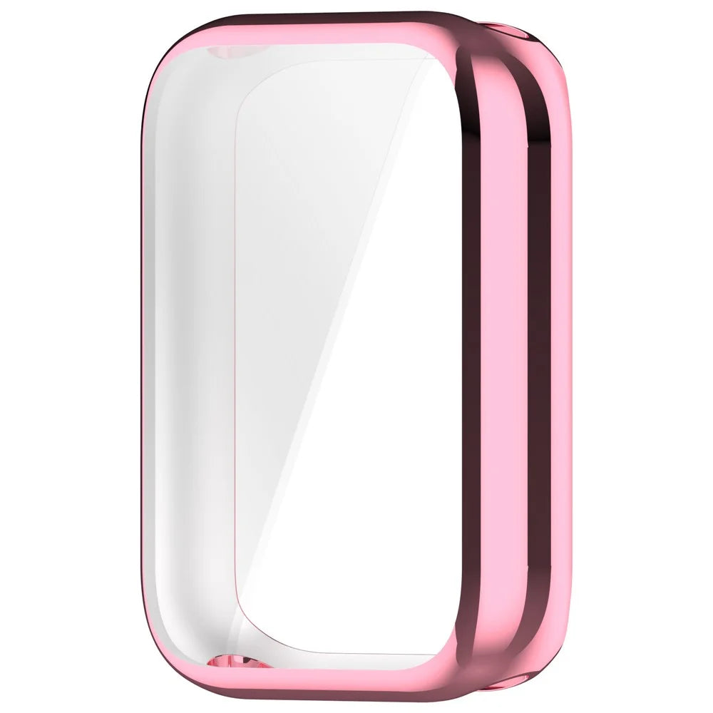 For Xiaomi Smart Band 9 Pro Watch Case All-Around TPU Electroplating Protective Cover - Pink - 2