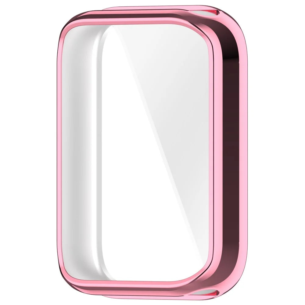 For Xiaomi Smart Band 9 Pro Watch Case All-Around TPU Electroplating Protective Cover - Pink - 3
