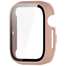For Honor Watch 5 Case Hard PC All-Around Watch Cover with Tempered Glass Film - Pink - 2