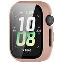 For Honor Watch 5 Case Hard PC All-Around Watch Cover with Tempered Glass Film - Pink - 5