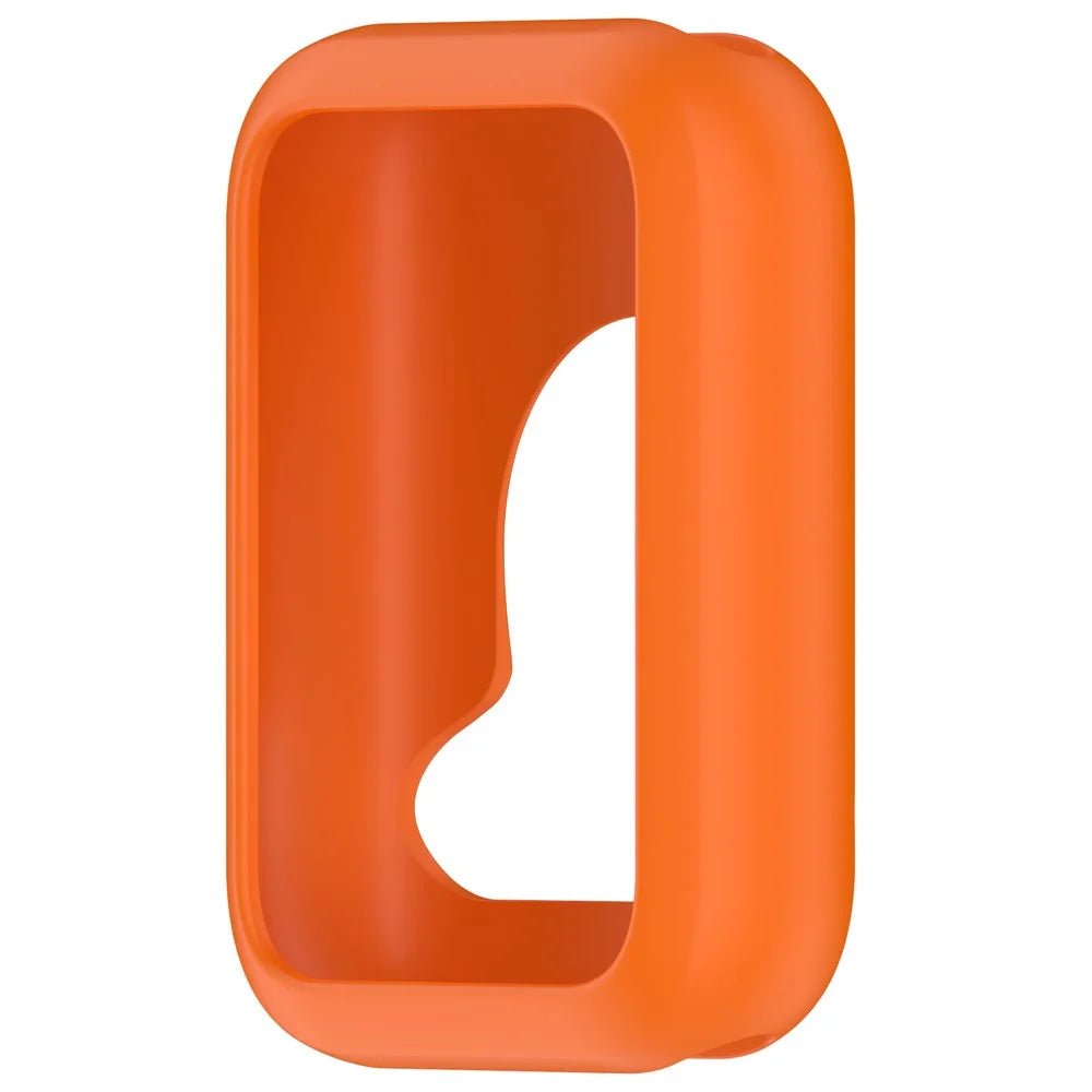 For Xiaomi Smart Band 10 Pro / 9 Pro Case Soft Silicone Protective Frame Cover - Orange - 2