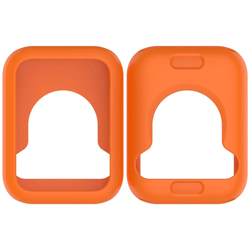For Xiaomi Smart Band 10 Pro / 9 Pro Case Soft Silicone Protective Frame Cover - Orange - 6