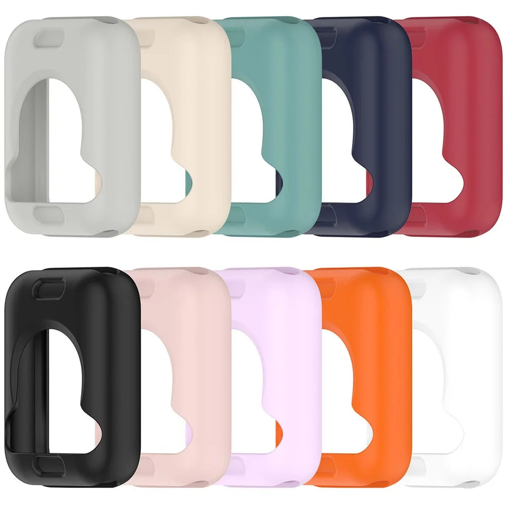 For Xiaomi Smart Band 10 Pro / 9 Pro Case Soft Silicone Protective Frame Cover - Orange - 7