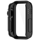 For Xiaomi Smart Band 9 Pro Case Hard PC All-Around Watch Cover with Tempered Glass Film - Black - 5
