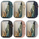 For Xiaomi Smart Band 9 Pro Case Hard PC All-Around Watch Cover with Tempered Glass Film - Black - 7