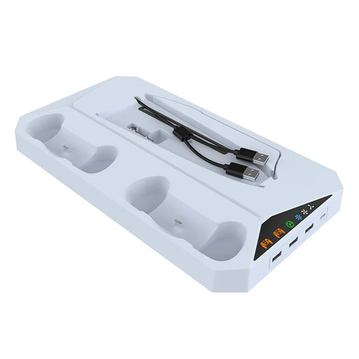 IPLAY HBP-584 For Sony PS5 Slim Digital / Disc Edition Cooling Stand Dual Controller Charging Station Headset Hanger - 2