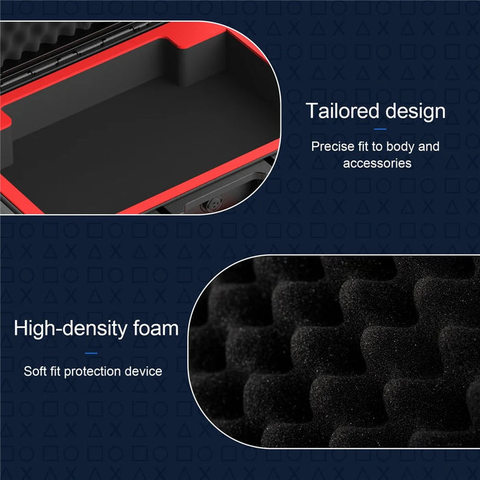 STARTRC GAMES For Sony PlayStation 5 Pro Console ABS Waterproof Storage Case with Portable Handle - 5