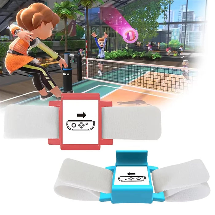 HBS-447 For Nintendo Switch Sports Control Set Joy-Con Wristband Tennis Racket Fitness Leg Strap Sword Game Accessories - 6
