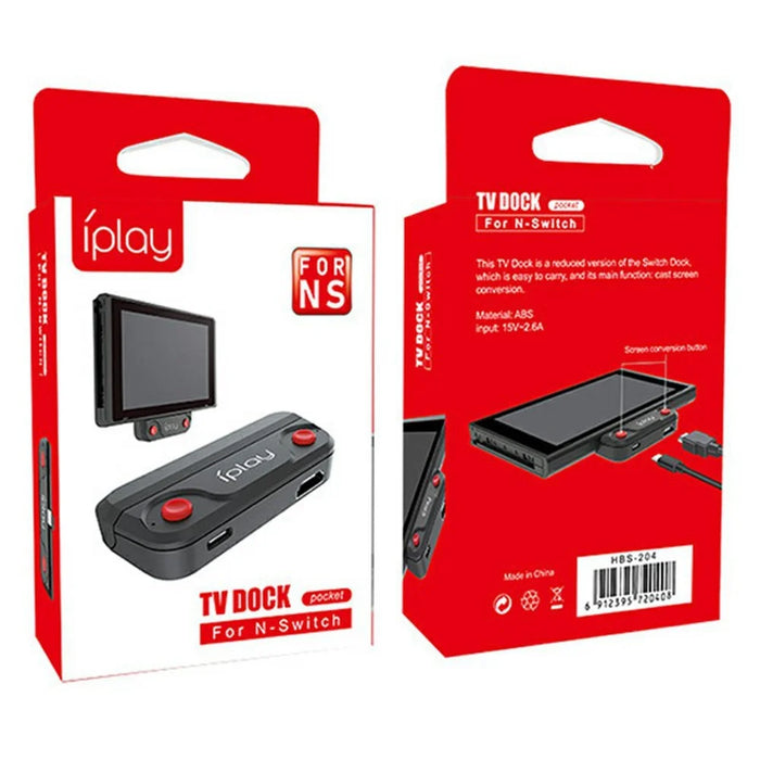 IPLAY HBS-204 For Nintendo Switch HD-Compatible TV Dock Mini Docking Station - 6