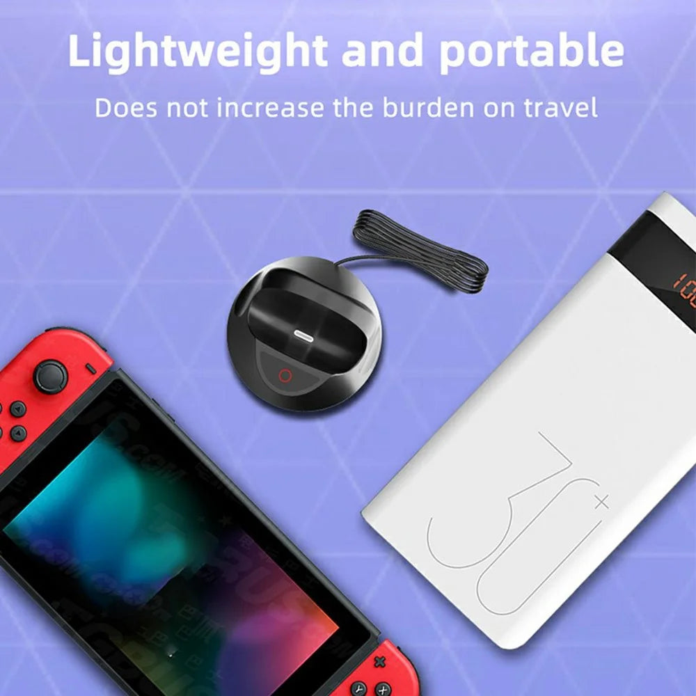 HBS-524 Charging Stand for Pokemon GO Plus + Anti-Slip Charger Dock with Silicone Cover - 7