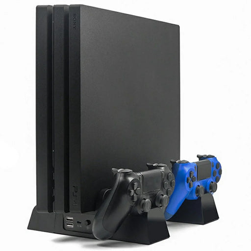 IPLAY HBP-149A Storage Stand for PS4 Pro  /  PS4 Slim  /  PS4 Cooling Fan Charging Station - 2